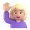 woman raising hand emoji